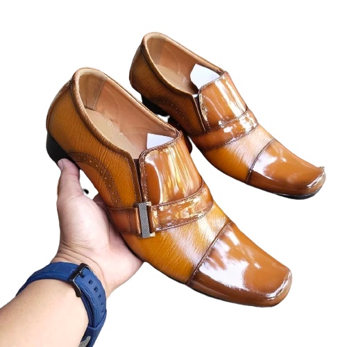 sepatu pantofel seri 6015T kulit sapi asli 100% kualitas premium