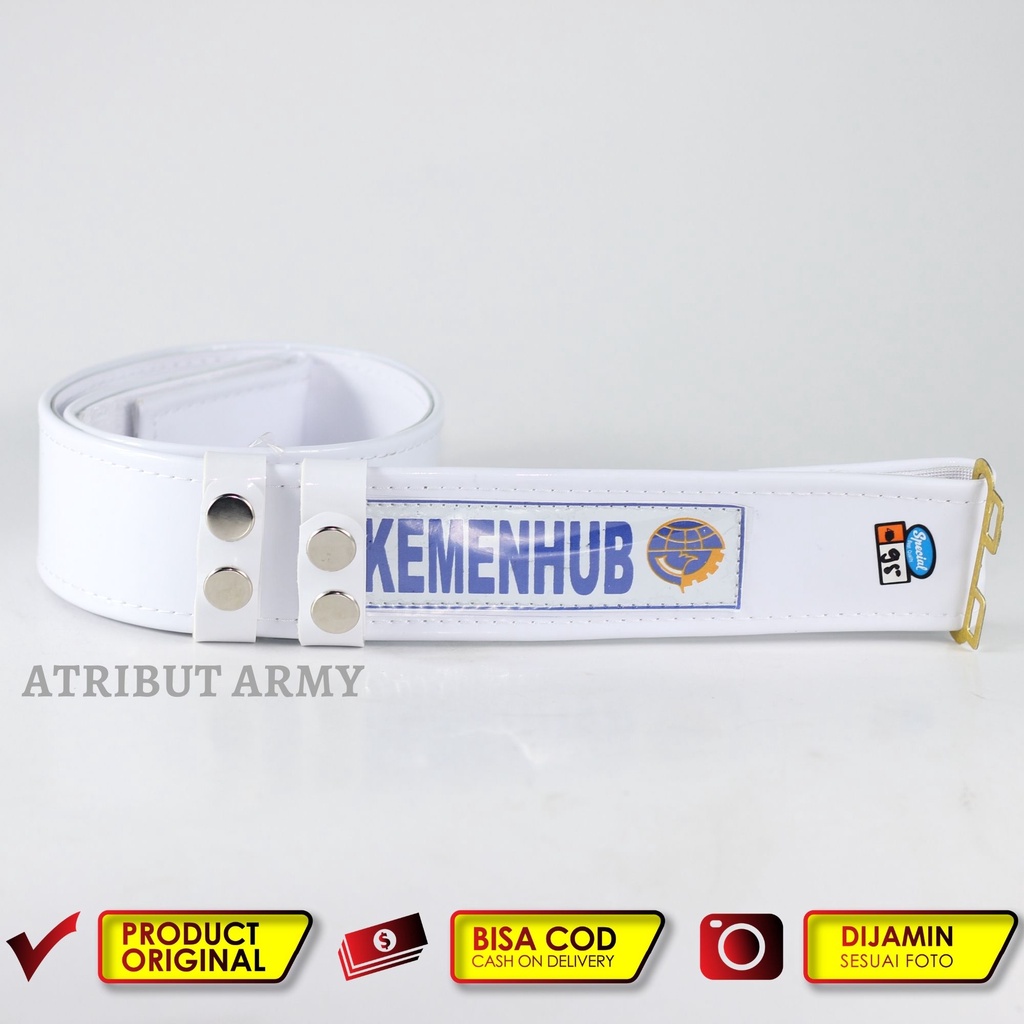 SABUK / KOPEL IKAT PINGGANG SECURITY SATPAM POLOS , SABUK SAJA