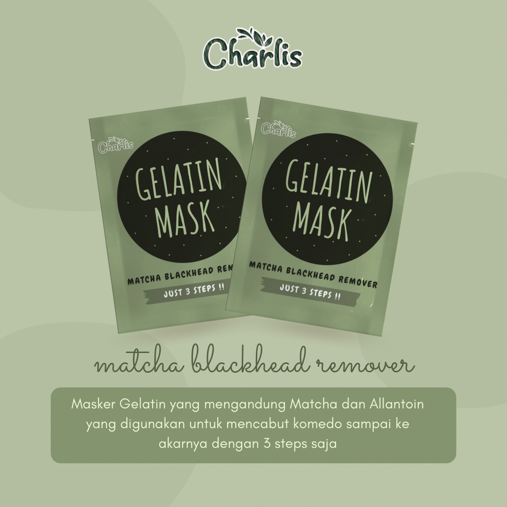 [BPOM] CHARLIS.ID MASKER KOMEDO GELATIN HALAL / BLACKHEAD MASK / MASKER GELATIN