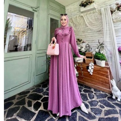 Savina by GLAMZ/savina dress/savina glamz/dress ori glamz/dress terbaru/gamis cantik