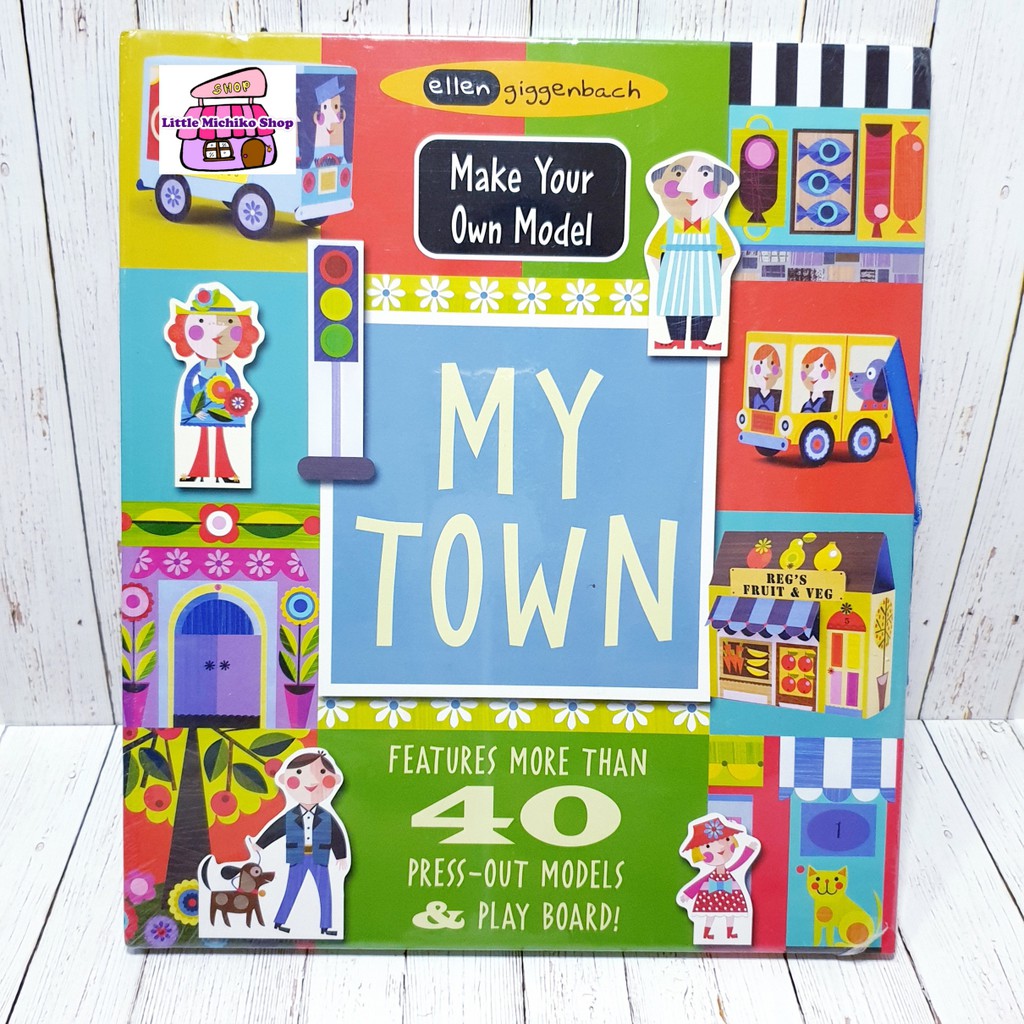 My Town Press-out model and Play Board