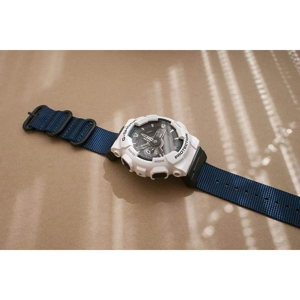 Nylon Zulu Watch Strap G-Shock Nato Adapter Adaptor Black NAVY BLUE