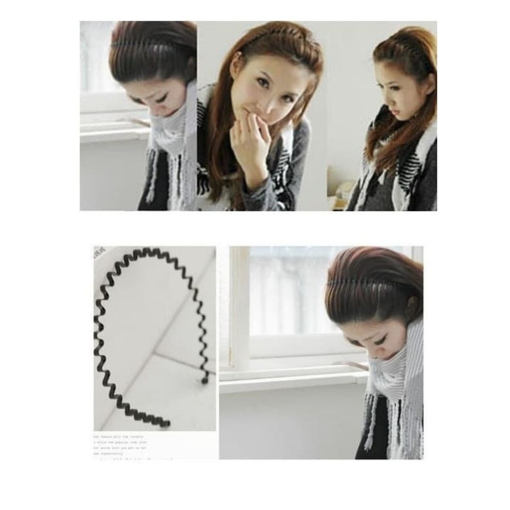 Bando Korea Bandana Besi Gerigi Stylish  111151