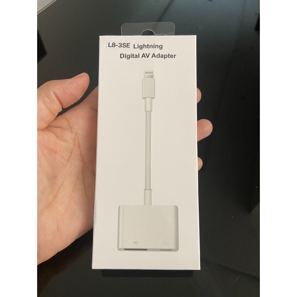 konektor lightning to hdmi-iphone ipad ke tv