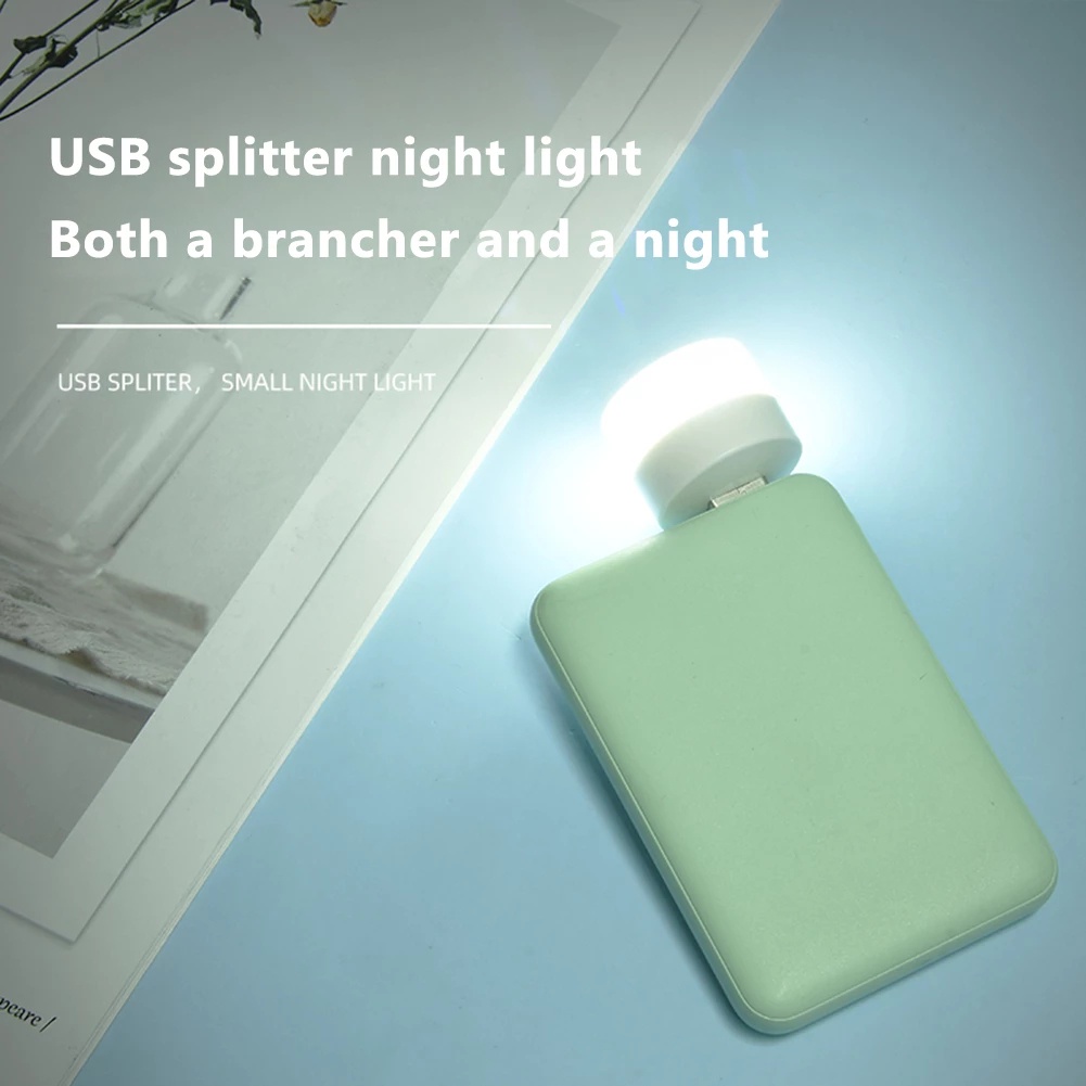 Lampu Baca LED 2 in 1 Multifungsi Dengan Port Charger USB