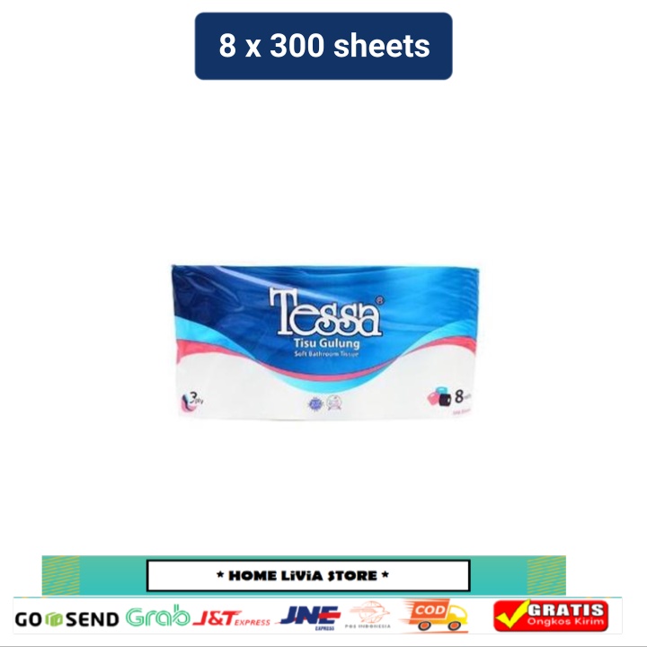 Tessa Tissue Toilet Gulung 8 Roll