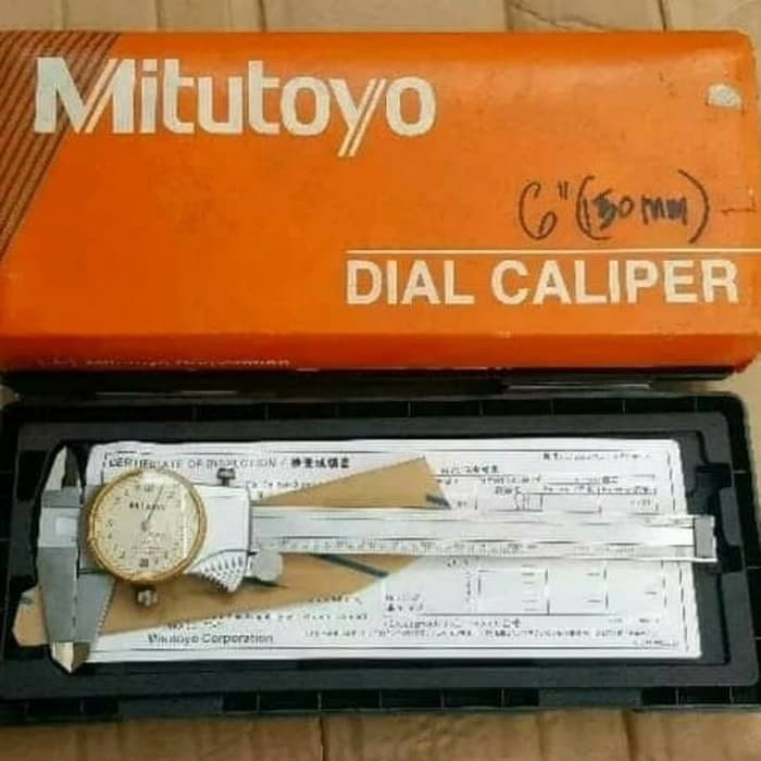 SIGMAT MITUTOYO DIAL CALIPER 6&quot; 150mm.jangka sorong