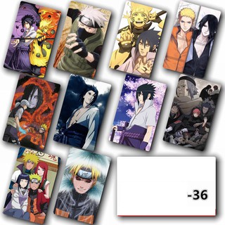  Bayar Di Tempat 10 Pcs Set Naruto  Stiker  Kartu Kristal 