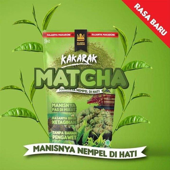 

Kakarak Food - Makaroni Variant Rasa 100 gram MATCHA