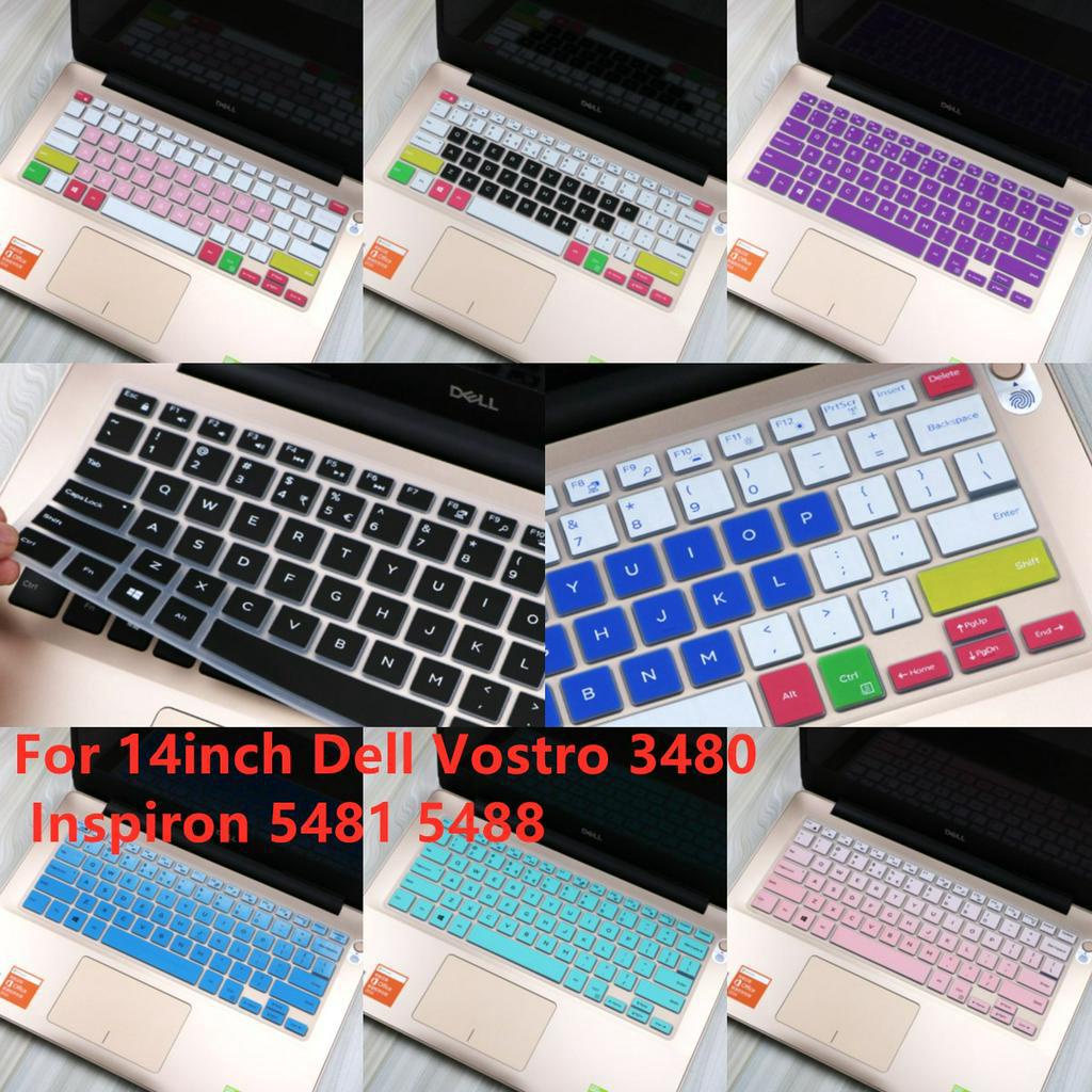 Cover Pelindung Keyboard Laptop Bahan Silikon Lembut Ultra Tipis Untuk Dell Vostro 3480 Inspiron 5481 5488 14 &quot;