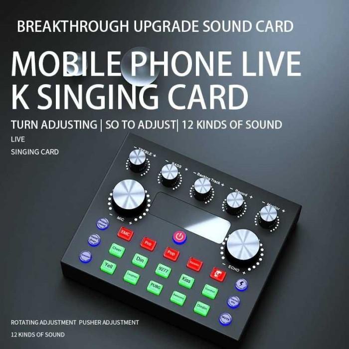 Sound Card V8 Mixer Bluetooth Soundcard V8 Audio Soundcard V8S