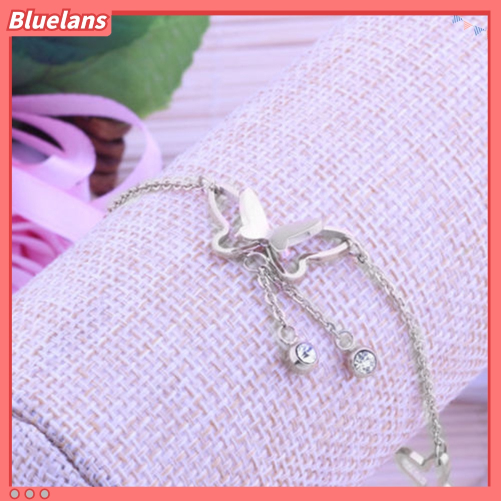 Bluelans Women Fashion Barefoot Sandal Beach Foot Chain Butterfly Charm Anklet Bracelet Gift