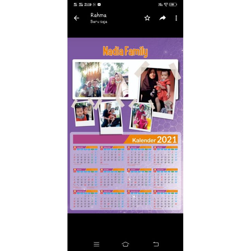 

kalender dinding/custom