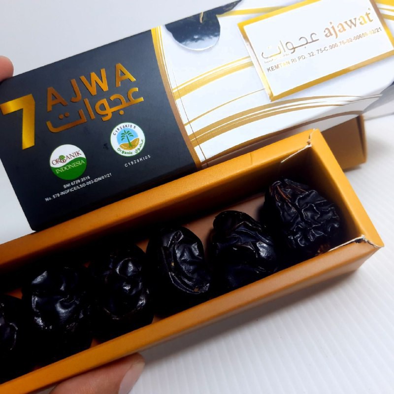 

Kurma Ajawat Ajwa Medina 7 Butir