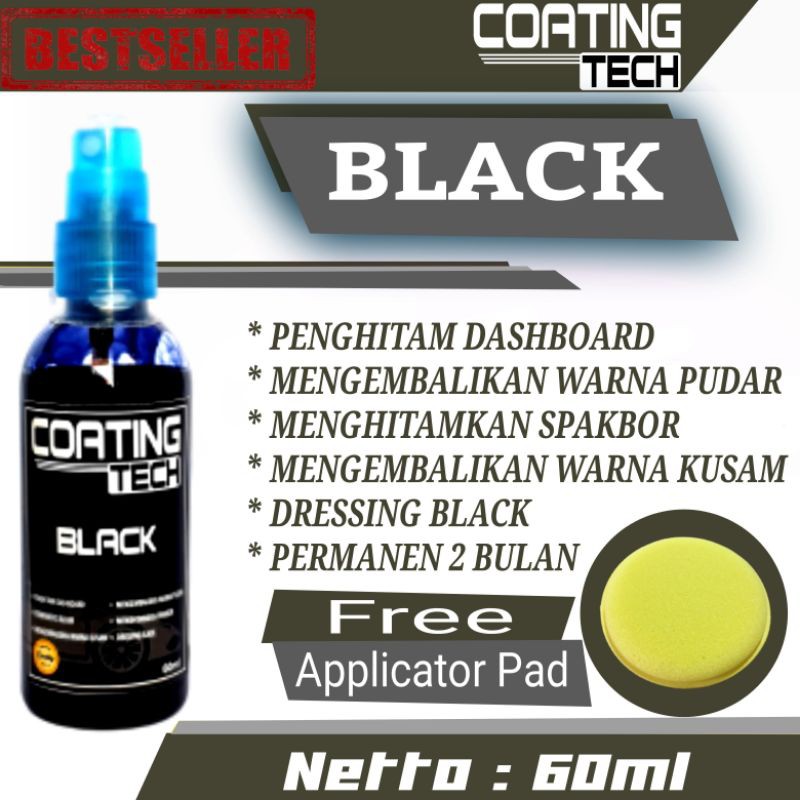 BLACK Trim Dashboard Resorter COATING TECH Menghitamkan