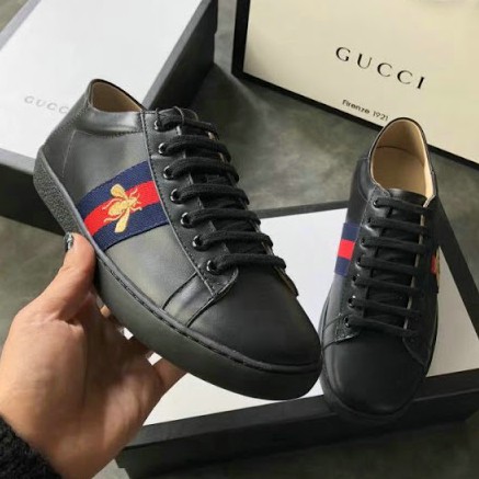 gucci ace bee black