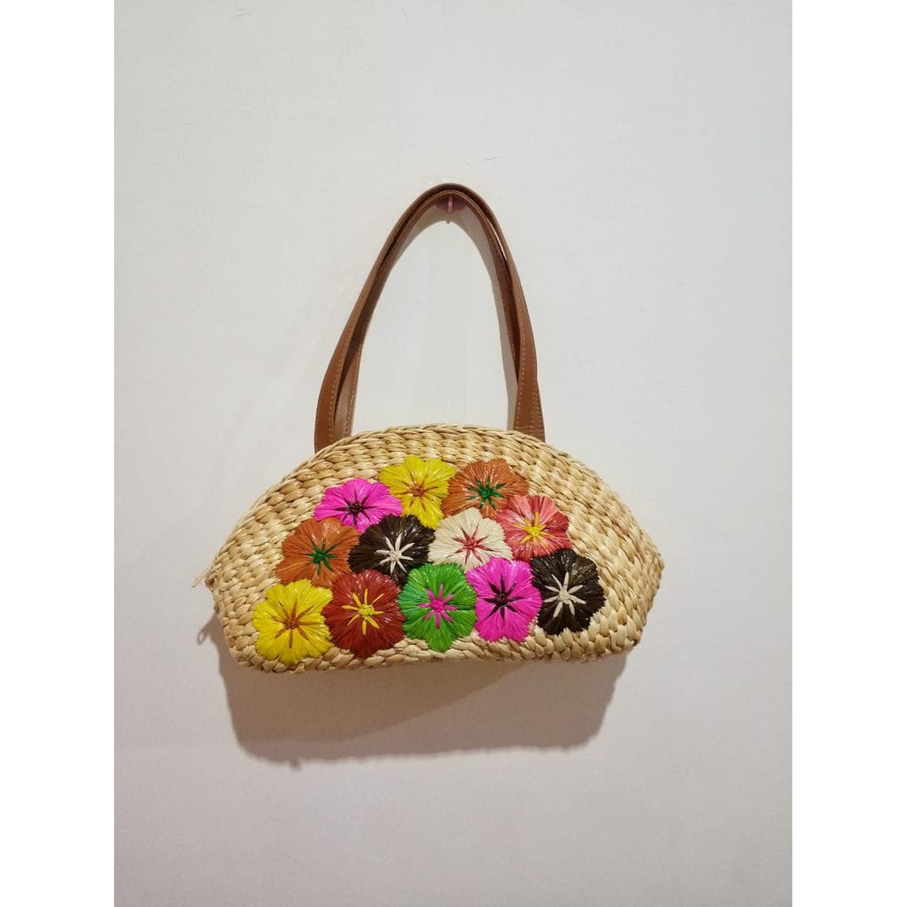 Tas Enceng Gondok Kiso Sulam