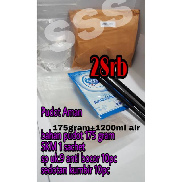 PAKET PUDOT AMAN PAKET PUDING SEDOT PAKET COBA PUDOT STANDING ANTI BOCOR