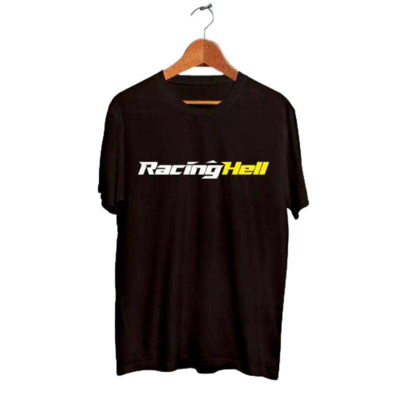 KAOS RACING HELL / BAJU RACINGHELL / KAOS HITAM / RACING