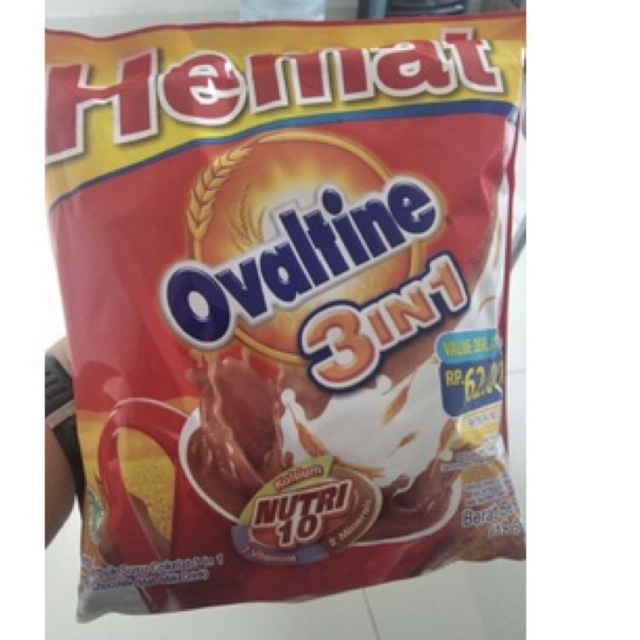 

Ovaltine Susu Bubuk 3in1 594gram (18stik * 33gr)