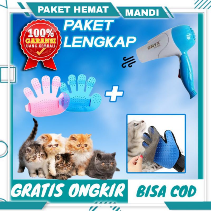 Hair dryer Kucing - Pengering Bulu Kucing  anjing - Paket Mandi Kucing murah  Paket Anjing Murah