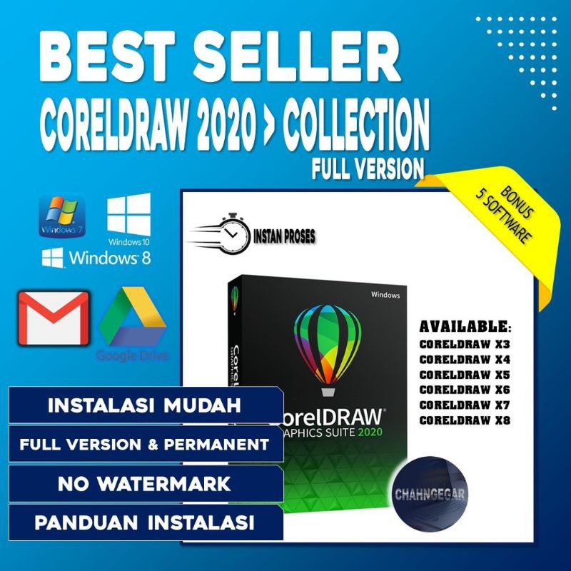 Corel Draw Graphics Suite 2020 Terbaru Full Version Windows 10 Software Design Grafis Vector