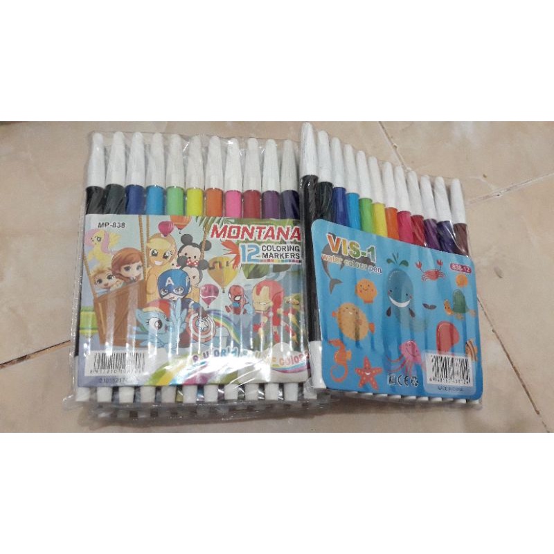 

SPIDOL MINI MURAH - SET 12 WARNA