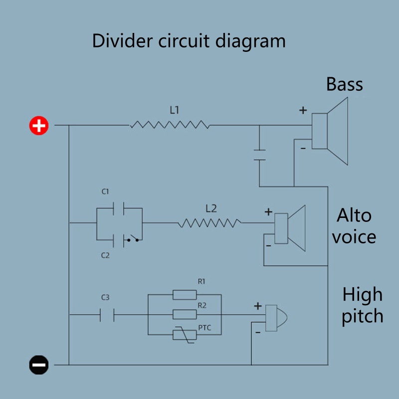 Vivi Crossover 250W 3 Arah High Medium Dan Low Fever Frekuensi Tinggi Untuk Home Theater Audio Upgrade 1