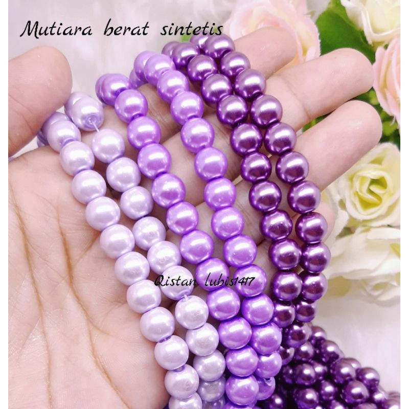 mutiara sintetis serian ungu