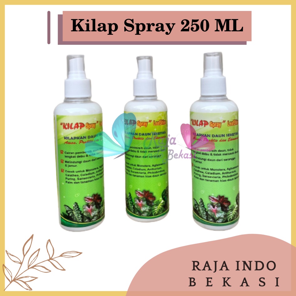 Kilap Spray leafshine 250 ml Pengkilap Daun Seketika Lebih Efisien Semir Pengkilap Daun - Kilap Daun SPRAY 250 ML Pengkilap Daun Seketika Lebih Efisien kilap daun spray 250 ml