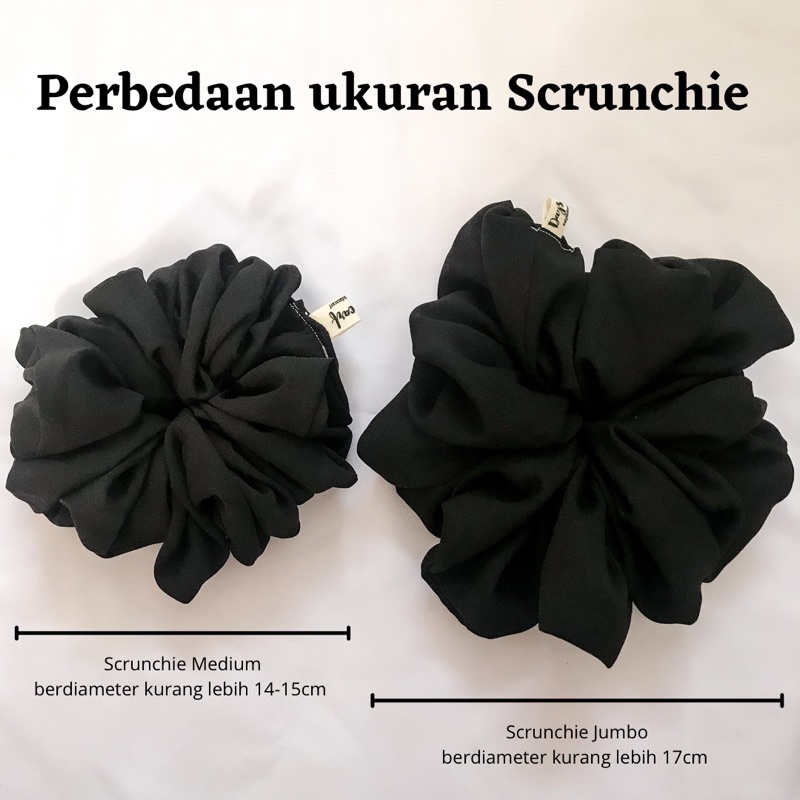 𝗖𝗮𝗿𝗲.𝗶𝗻 Scrunchie or Ikat Rambut Jumbo - Kucir Korean Esthetic