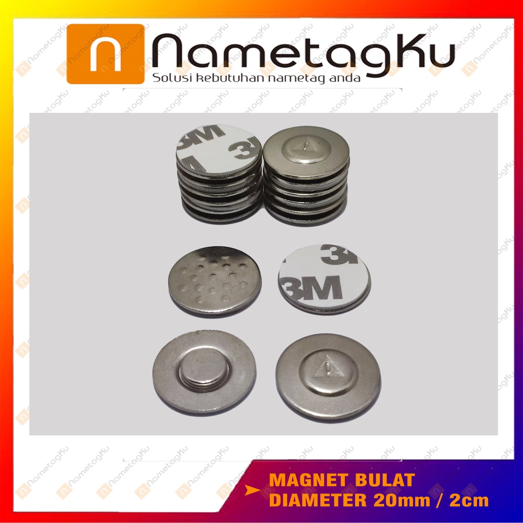 

Magnet Caution Bulat Name Tag/ Nama Dada/ Pin Lencana/ Diameter 20mm