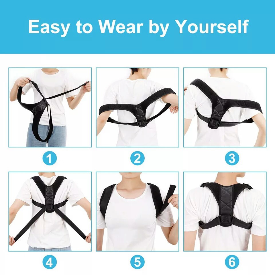 PENEGAK PUNGGUNG ALAT TERAPI PENYANGGA PUNGGUNG POSTURE SUPPORT CORRECTOR KORSET PRIA WANITA