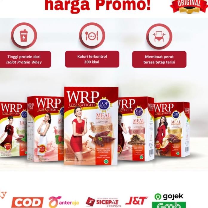 

ツ WRP Meal Replacement LOSE WEIGHT rasa Coklat Starwbery Moca Green Tea/ susu wrp Terlaris