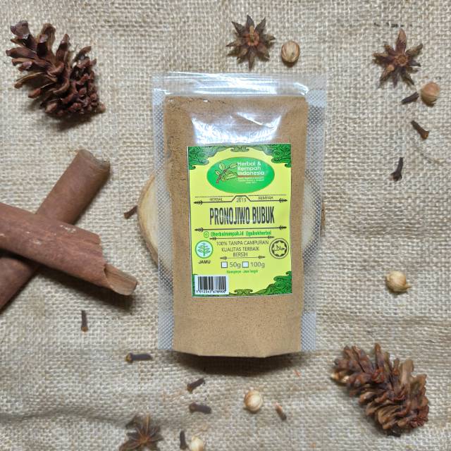 

Pronojiwo Bubuk - 50 GR / REMPAH / JSR / 100% MURNI