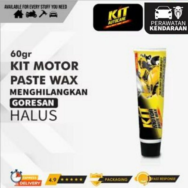 kit motor / mobil paste wax original odol kuning 60gr