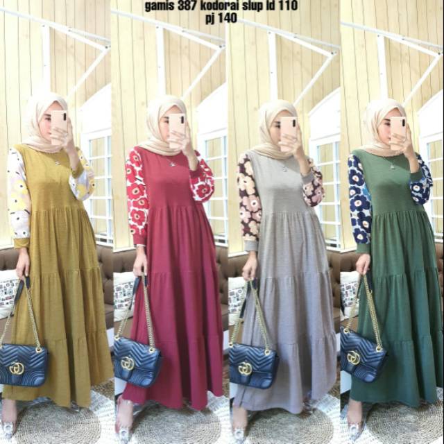 Gamis kaos 387 codoray slup