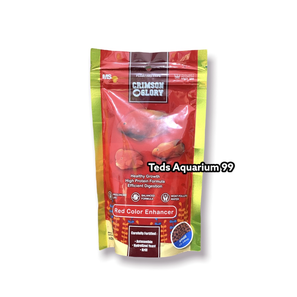 Pelet Ikan Louhan Parrot Chiclid Crimson Glory Red Color Enchancer Top