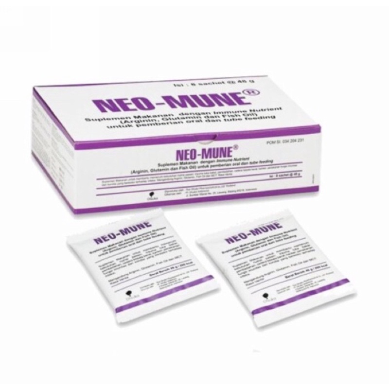 Neomune box 10 sachet @40 gram ( susu nutrisi khusus kesehatan )