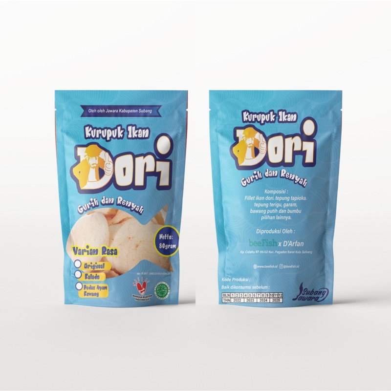 

Kerupuk Ikan Dori 80g