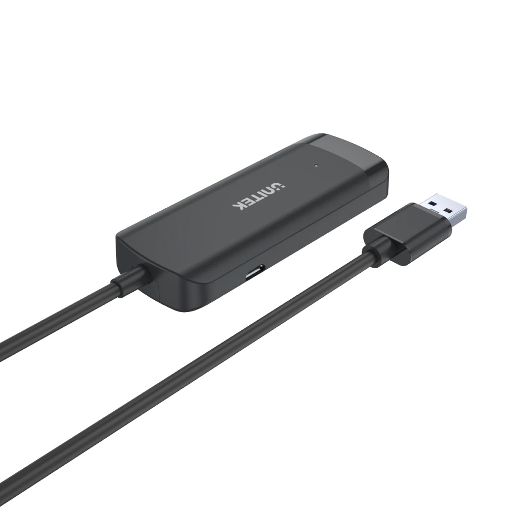 UNITEK H1111E Q4 4 Ports Powered USB 3.0 Hub Cable 1.5m