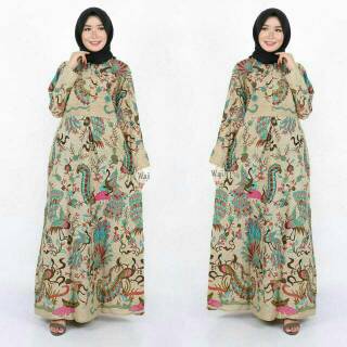  GAMIS  BATIK  BAHAN KATUN HALUS ADEM PAKAIAN WANITA MURAH 