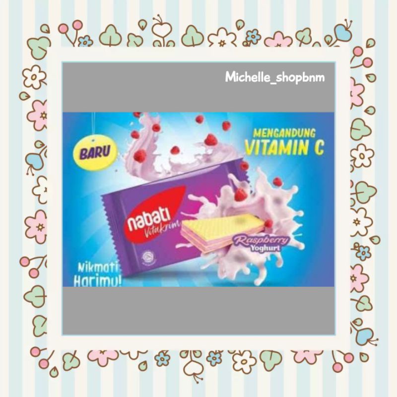 

Nabati Vitakrim Wafer Rasberry Yoghurt