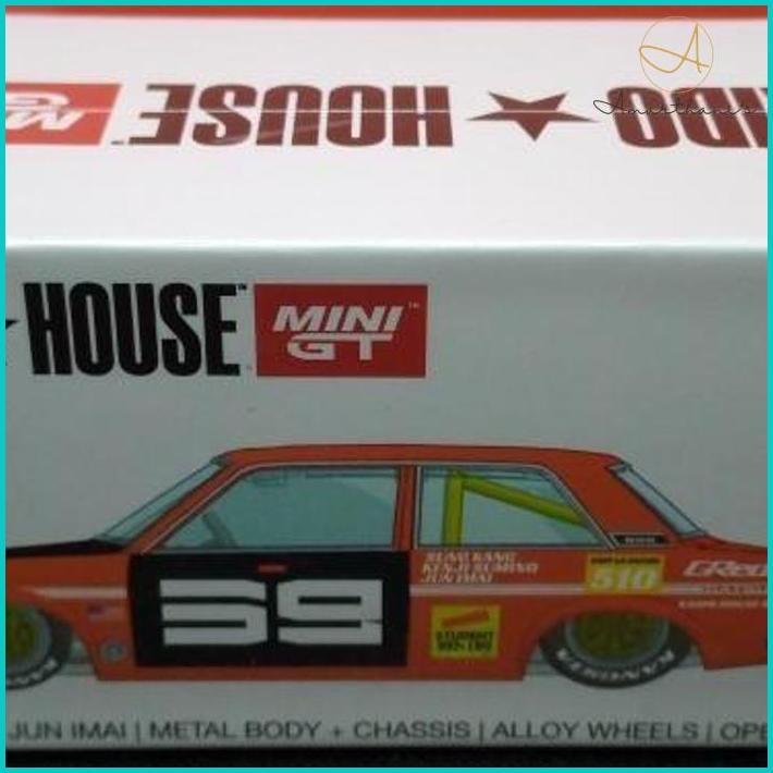 Ac - Minigt 1:64 Datsun 510 Pro Street Sk510 Orange
