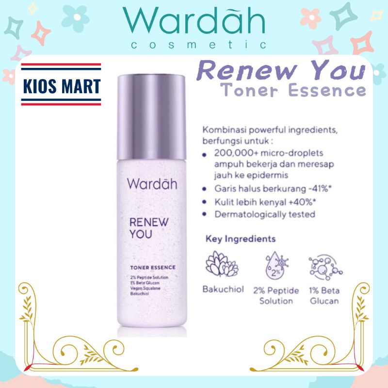 Wardah Renew You Toner Essence 50ml | Hydrating Toner Anti Aging