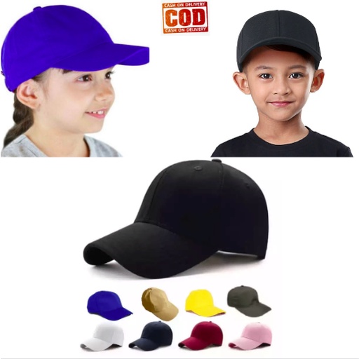 [TERLARIS] TOPI BASEBALL POLOS ANAK / BALITA LAKI PEREMPUAN USIA 1-8 TAHUN KUALITAS DISTRO PREMIUM