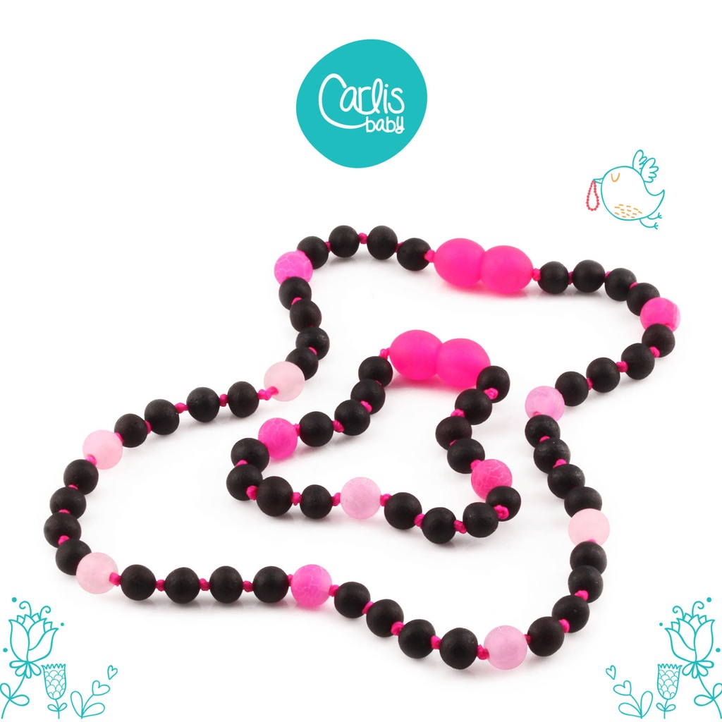 AG64 / AG64 V2 Kalung dan Gelang Amber Tumbuh Gigi Bayi By Carlis Baby