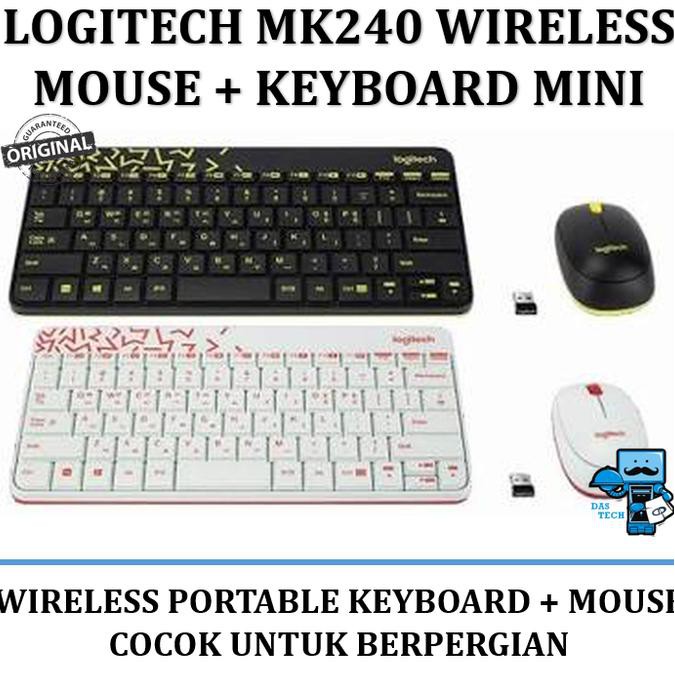 logitech mk240 nano wireless combo keyboard + mouse