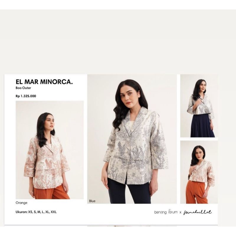 Jastip Benangjarum x Mmehuillet El Mar Minorca Boo Outer