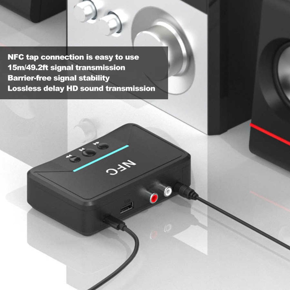 NFC Bluetooth 5.0 Wireless Audio Adapter Receiver BT200